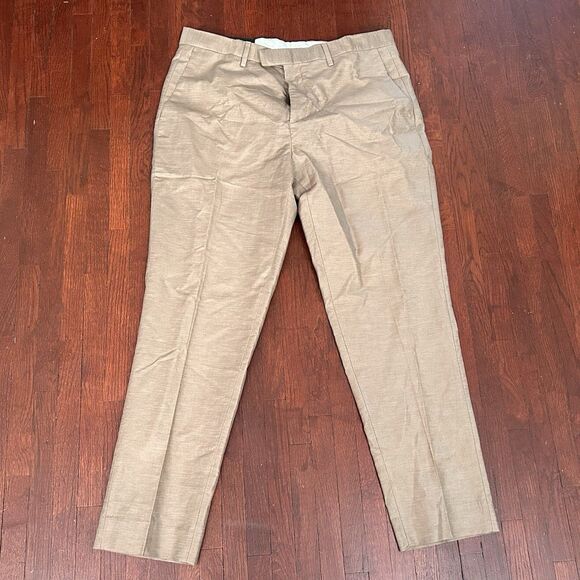 Banana Republic Other - NWT Banana Republic 34x30 Slim Tapered Fit Pants Beige Linen Blend Progetto Uno
